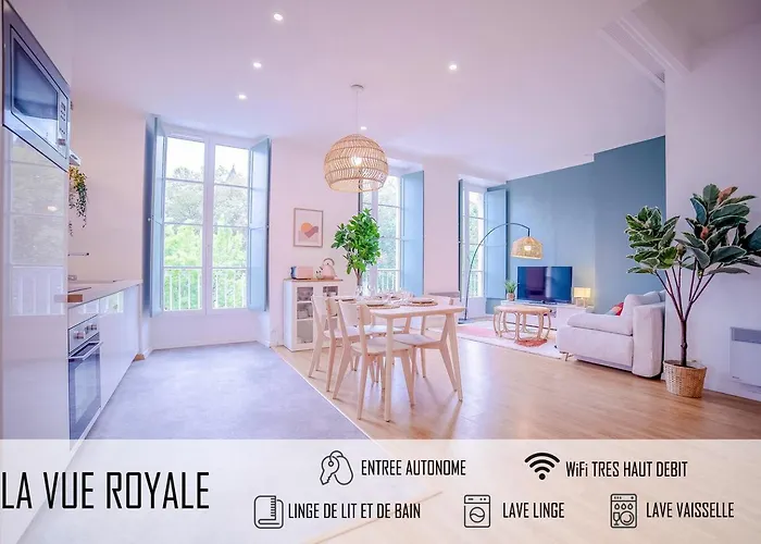 La Vue Royale - Face Chateau - Centre-ville - 4 Personnes Lägenhet